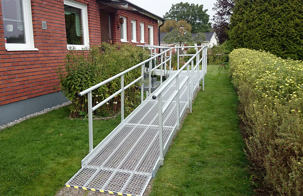 IRAMP Rullestolrampe Feal systemrampe Aluminium 130 cm bred  3.webp