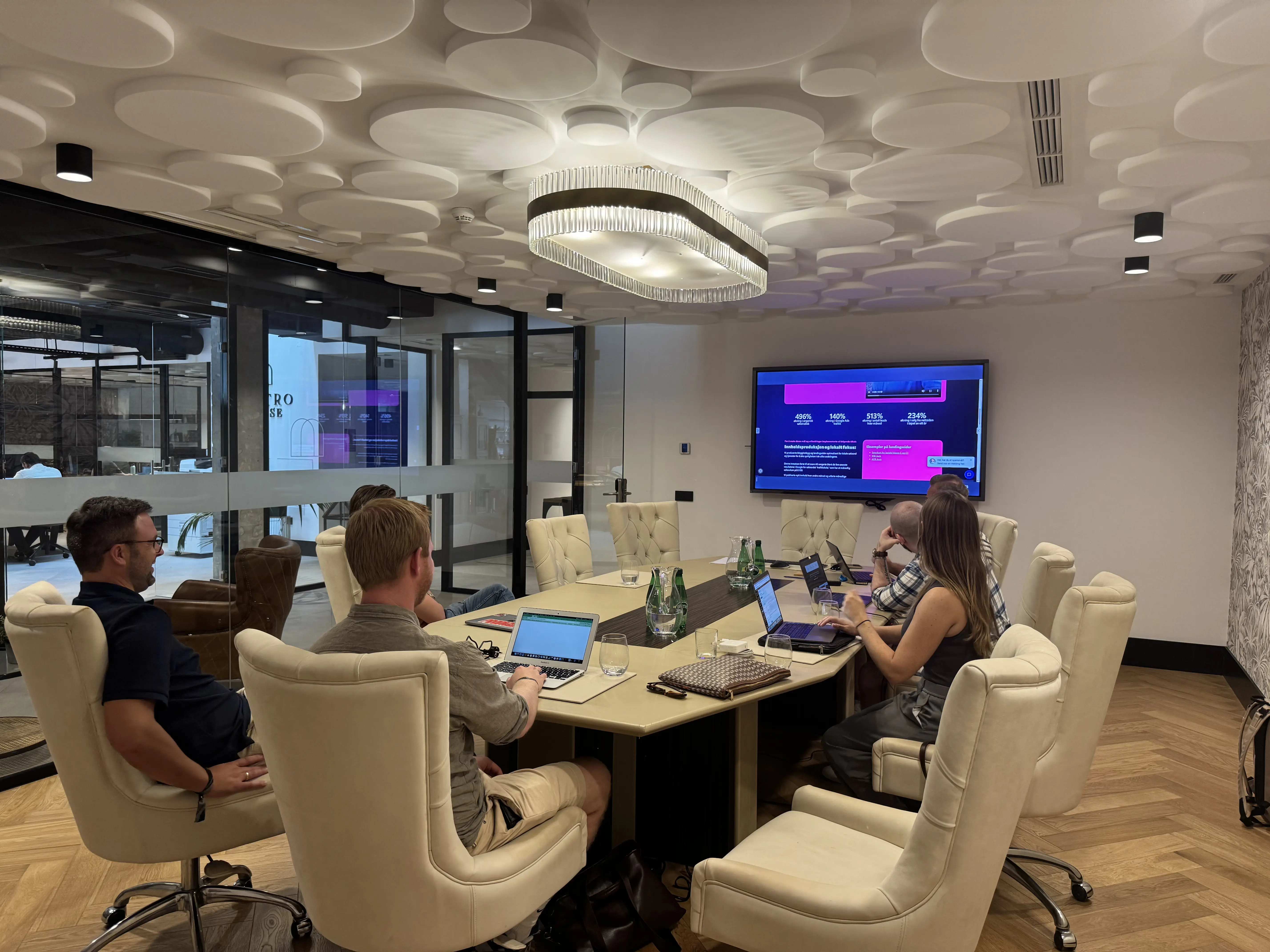 AI SEO team møte
