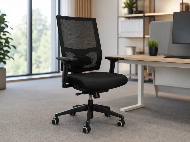 Sitland team strike evo HL kontorstol, sort:mesh .webp
