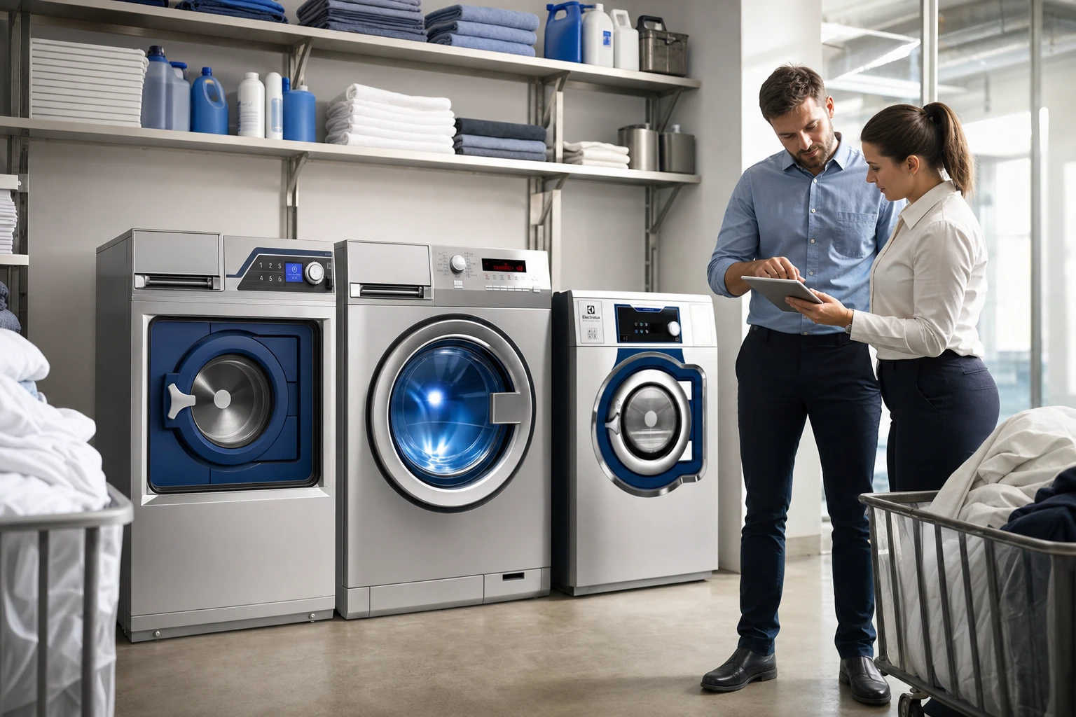Hvordan velger man riktig industriell vaskemaskin?