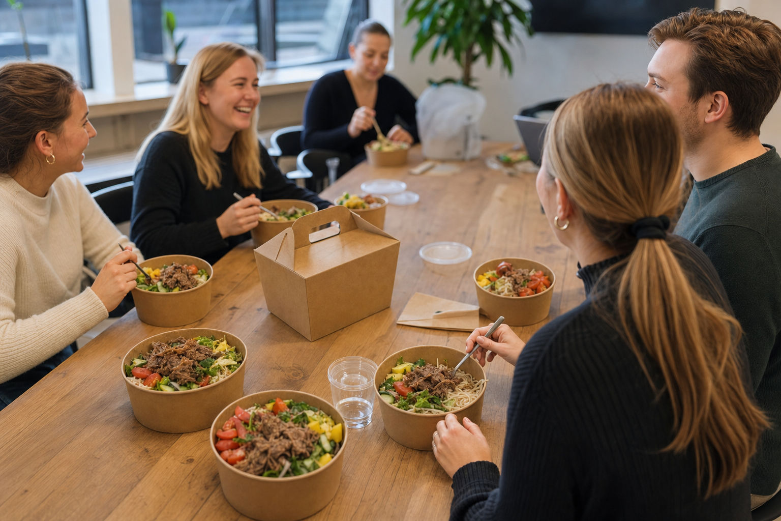 Slik fungerer lunsjlevering i praksis
