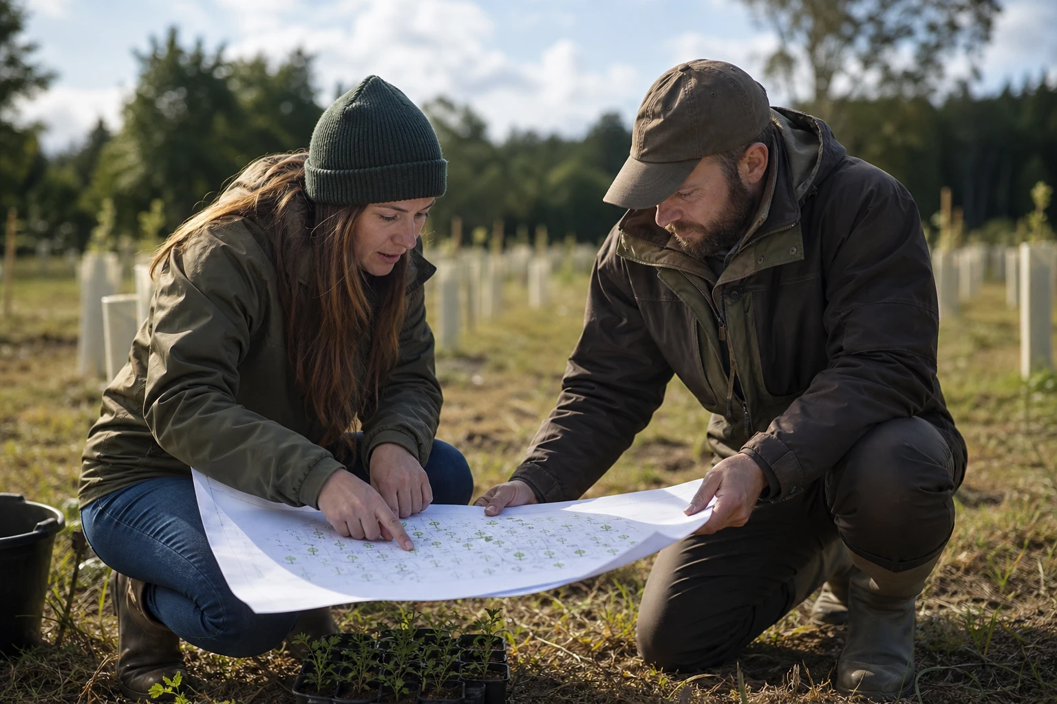 Planlegging er grunnlaget for vellykket treplanting