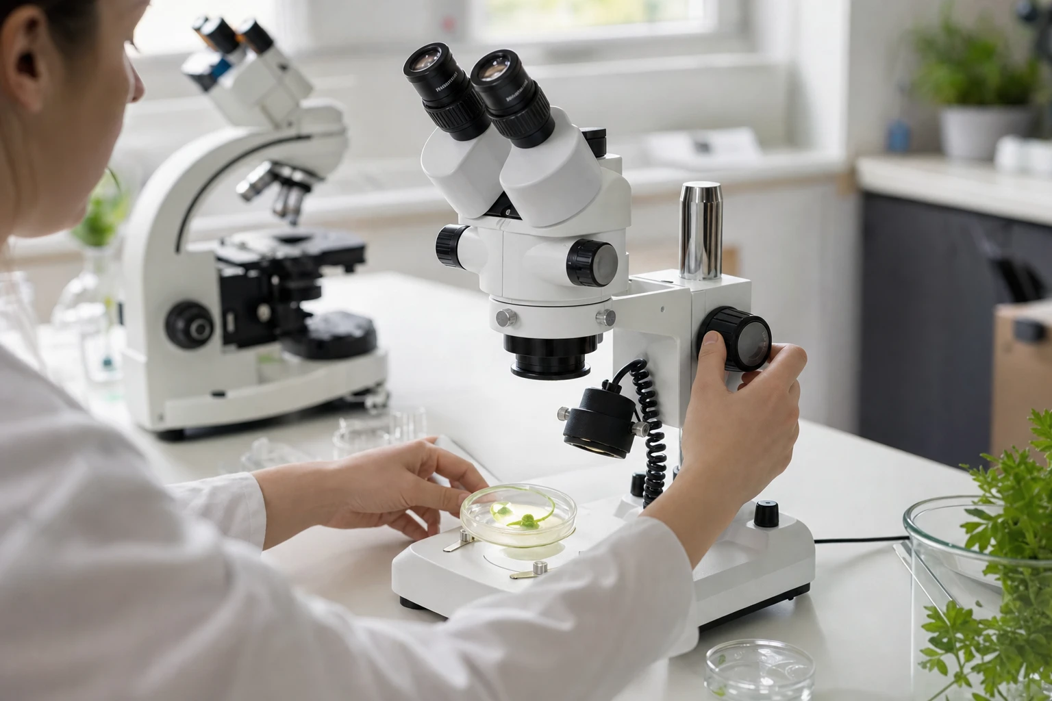 Hva kjennetegner et godt laboratoriemikroskop?
