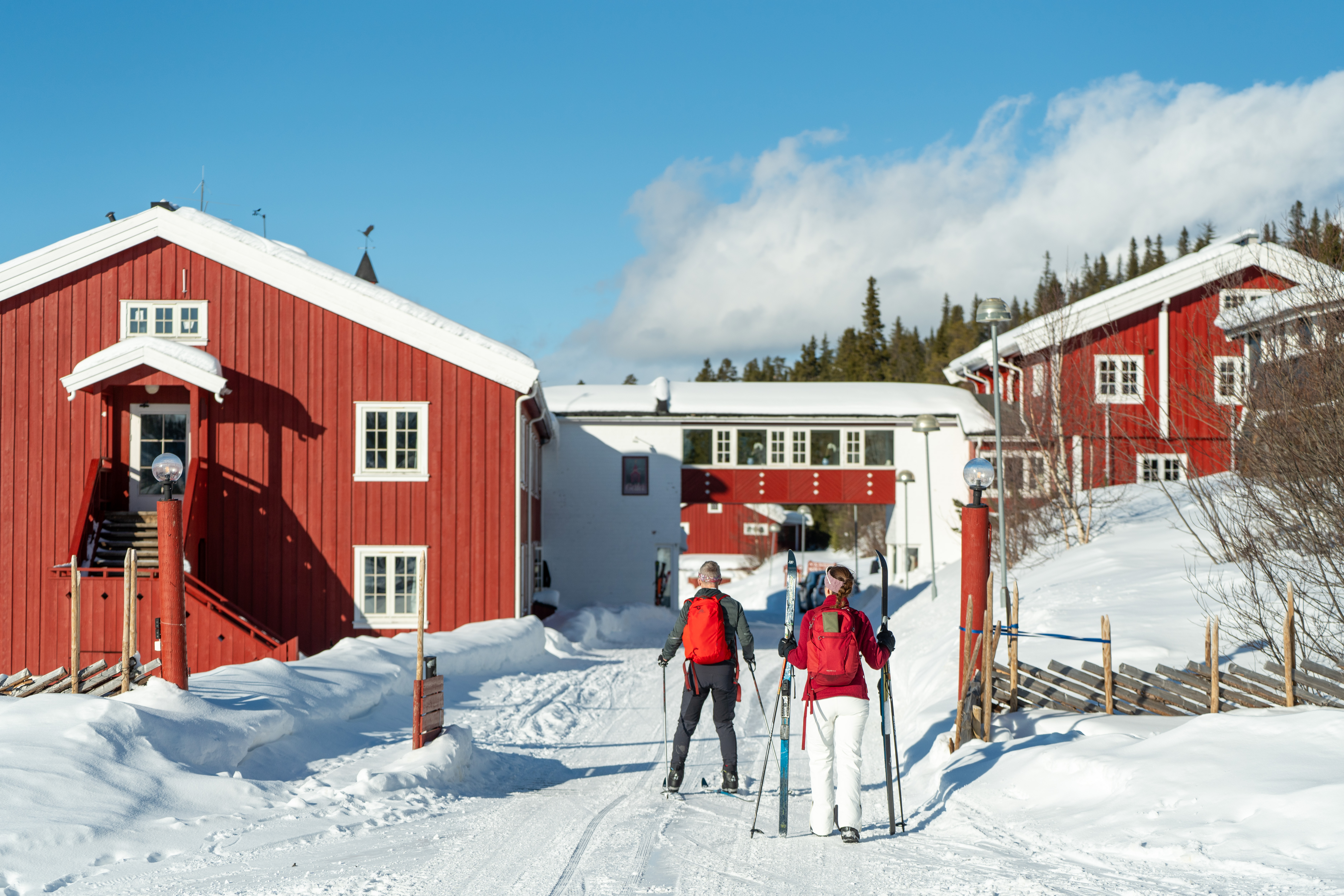 Vinter på Gålå og skiløb
